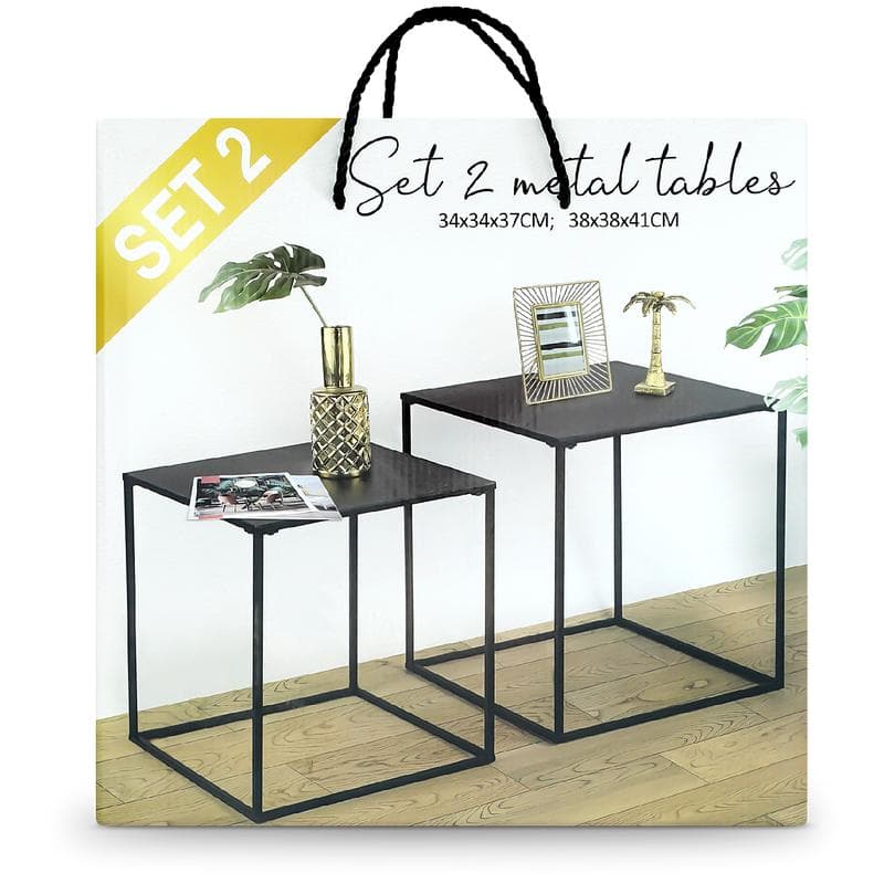 Metalen bijzettafels