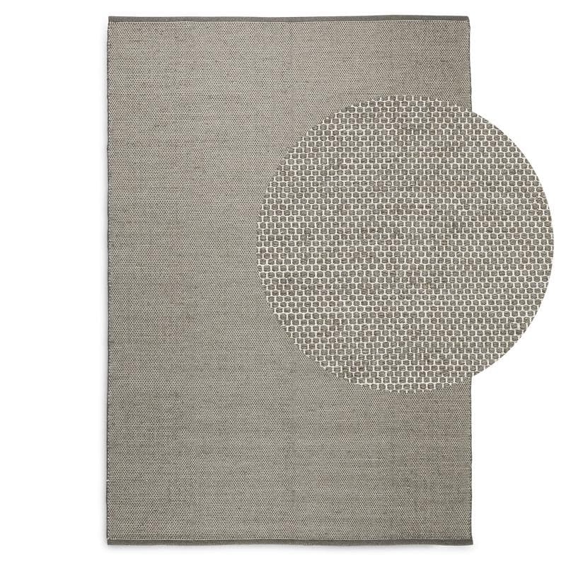Tapis en laine - gris