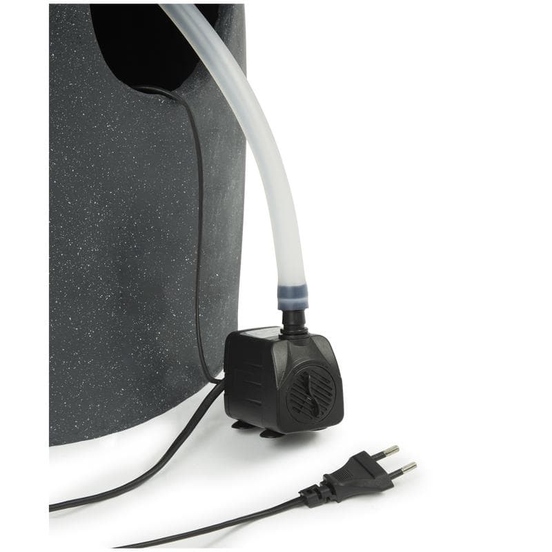 Fontein met lichteffect en draaiende bol