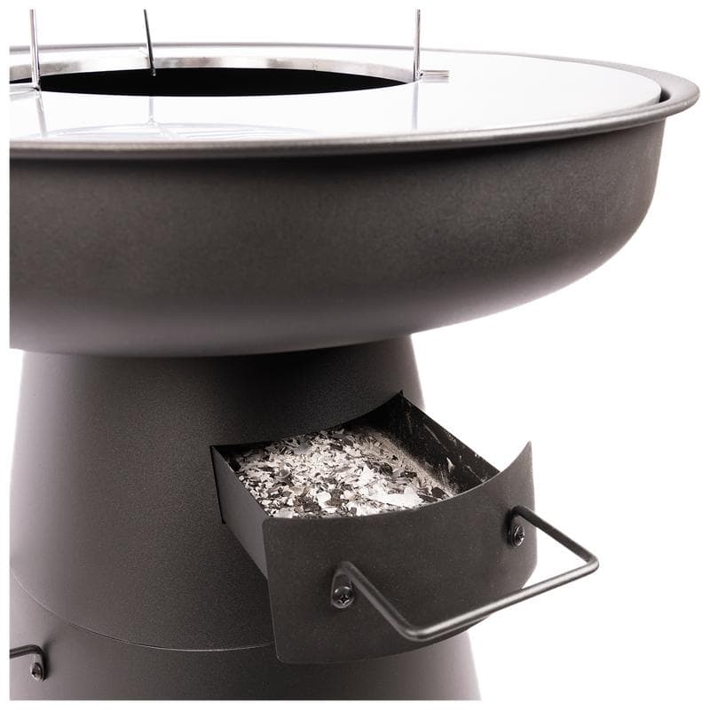 Vuurkorf met bakplaat & grill