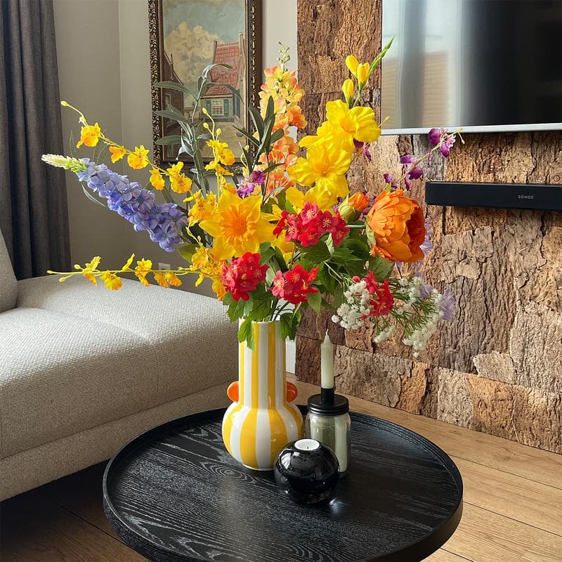 Bouquet de fleurs artificielles premium