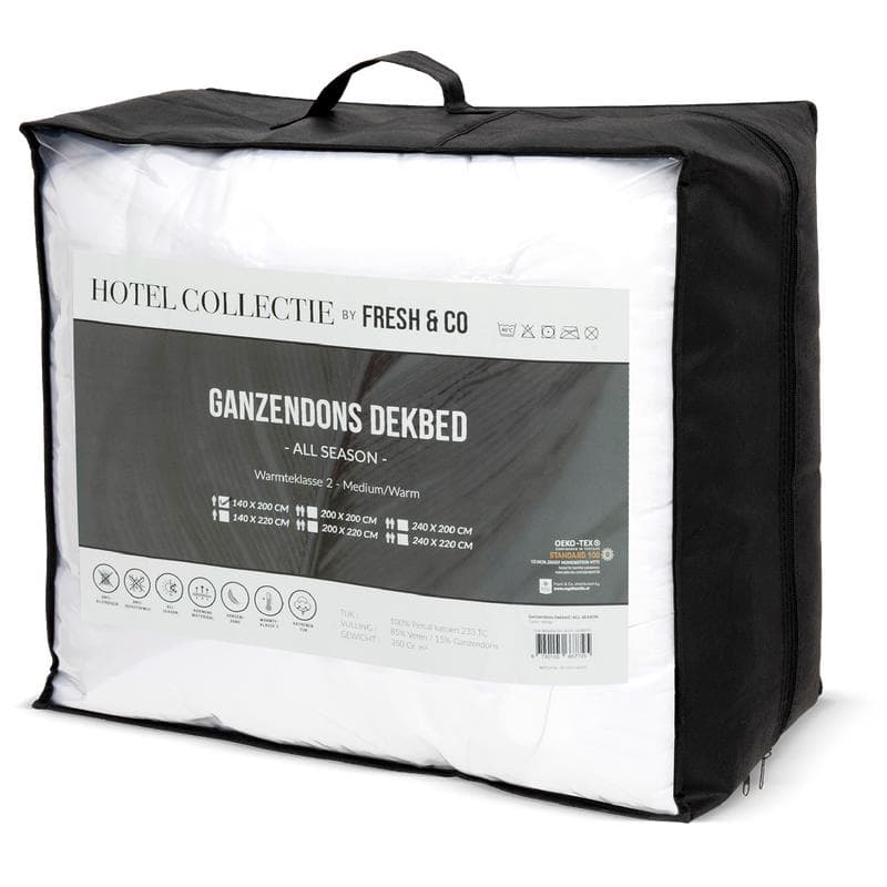 Ganzendons dekbed - 140 x 200 cm