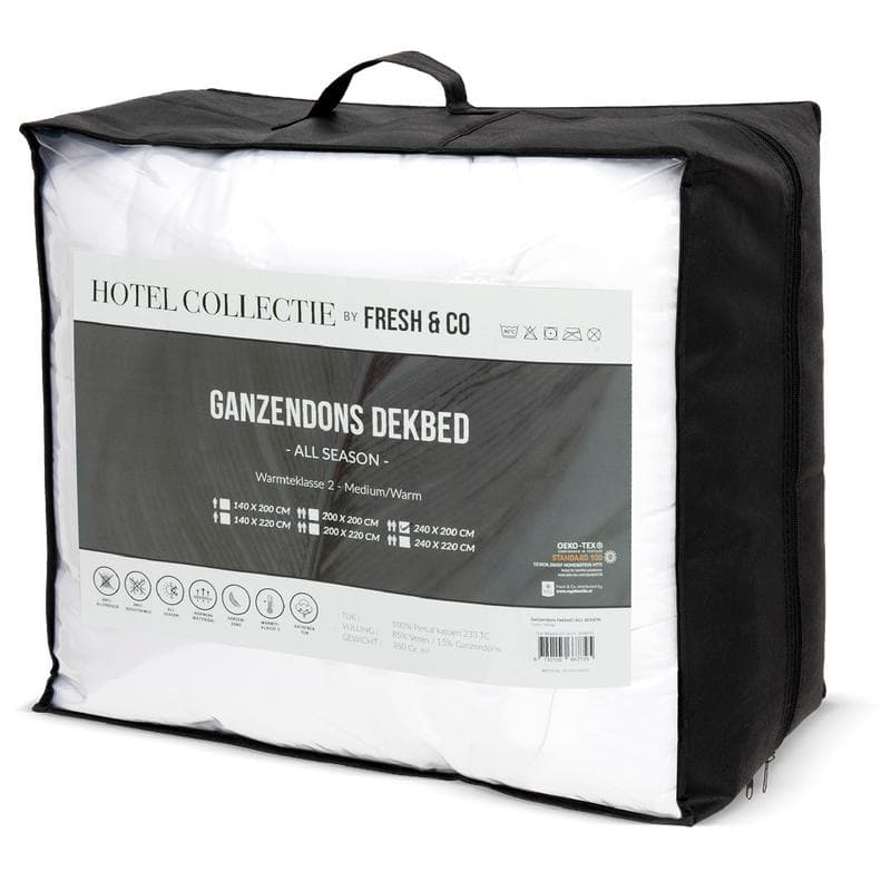 Ganzendons dekbed - 240 x 200 cm