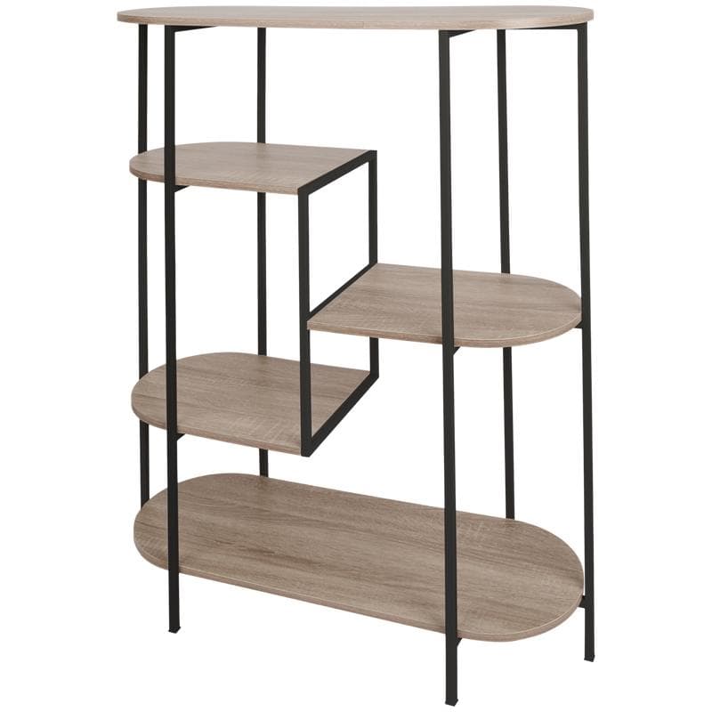 Metalen wandkast - donkerbruin