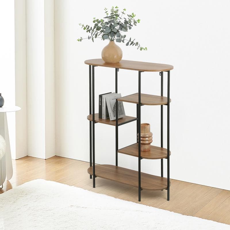 Metalen wandkast - donkerbruin