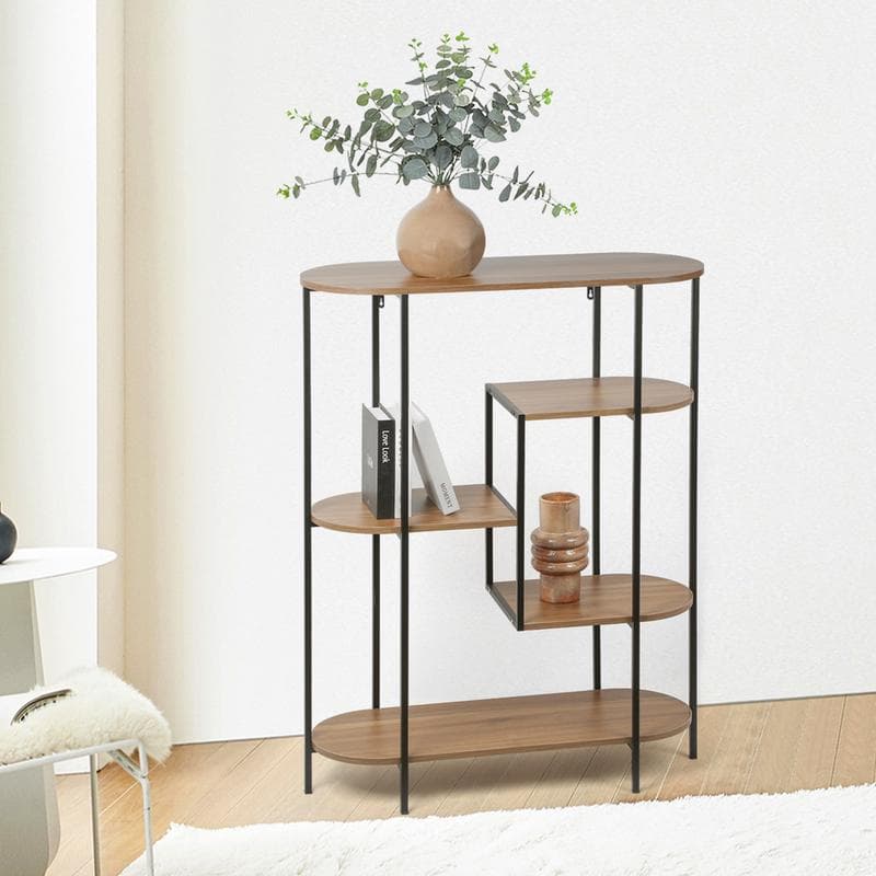 Metalen wandkast - donkerbruin