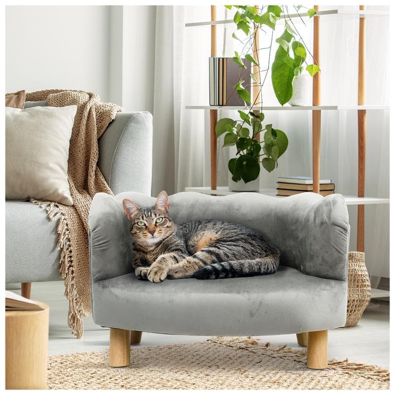 Velvet huisdierenfauteuil