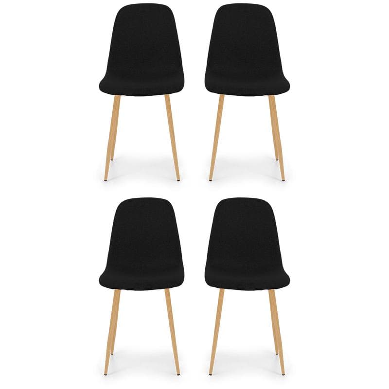 Eetkamerstoelen zwart