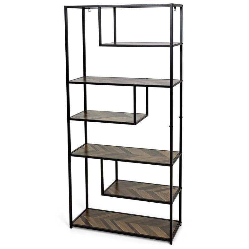 Étagère avec motif à chevrons