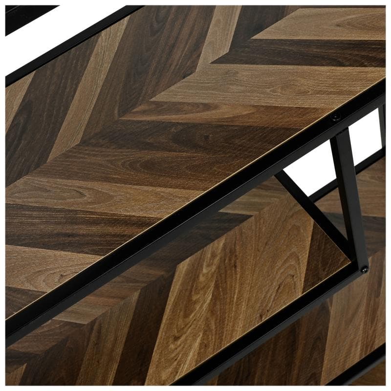 Étagère avec motif à chevrons