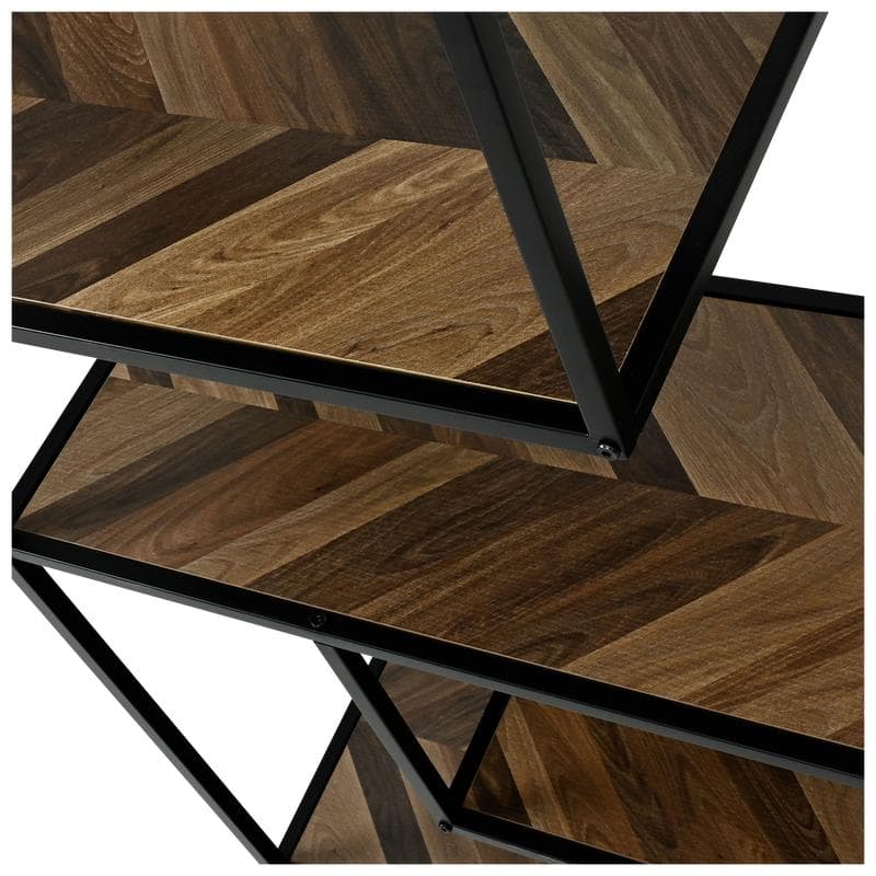 Étagère avec motif à chevrons