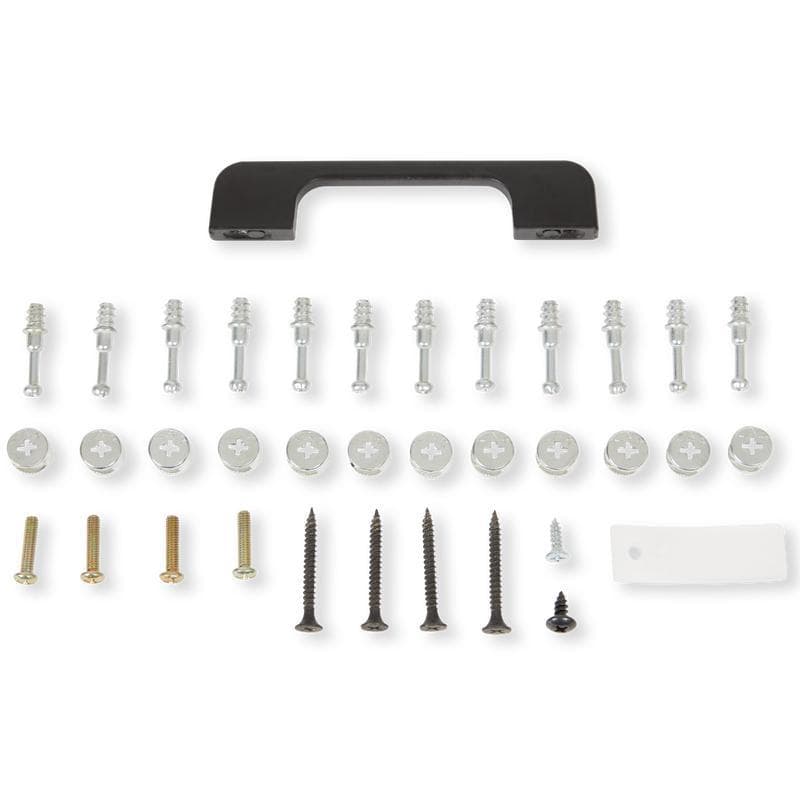 Table de chevet - noir & bois naturel