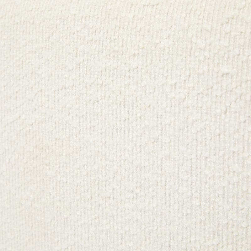 Bouclé opbergbankje - Crèmewit