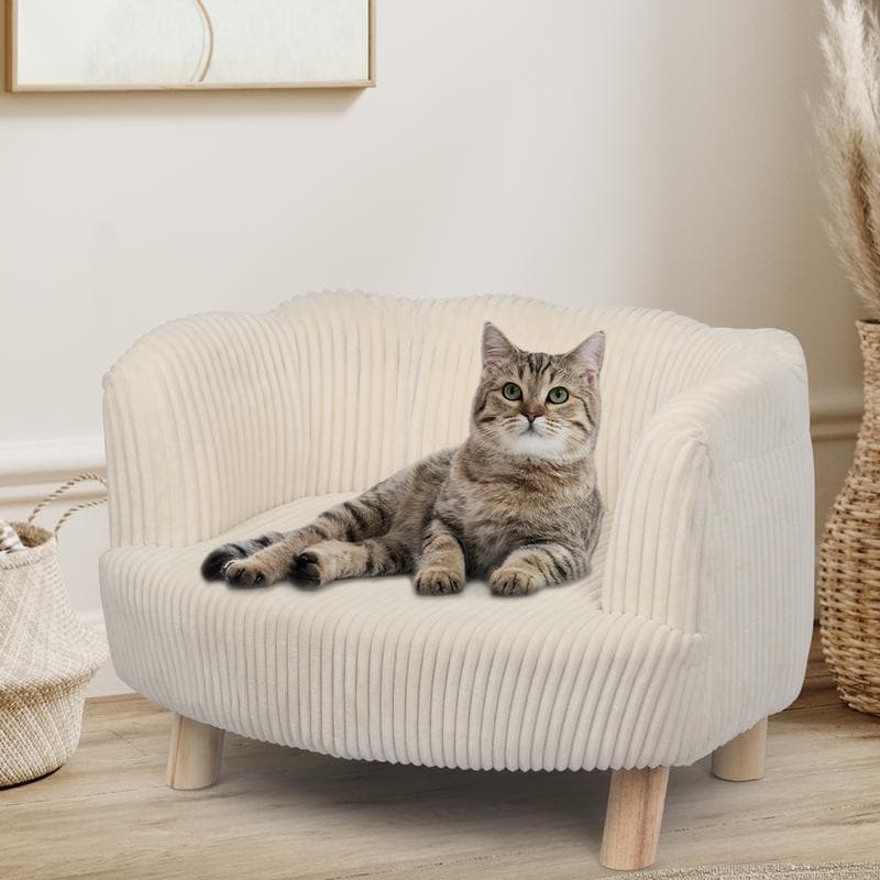 Canapé pour chien et chat - blanc