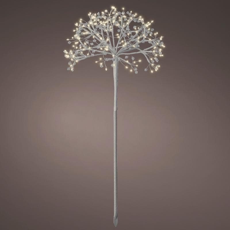 Tuinstekers kerstverlichting stervormige takken - 5 stuks