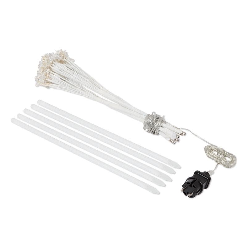 Tuinstekers kerstverlichting stervormige takken - 5 stuks