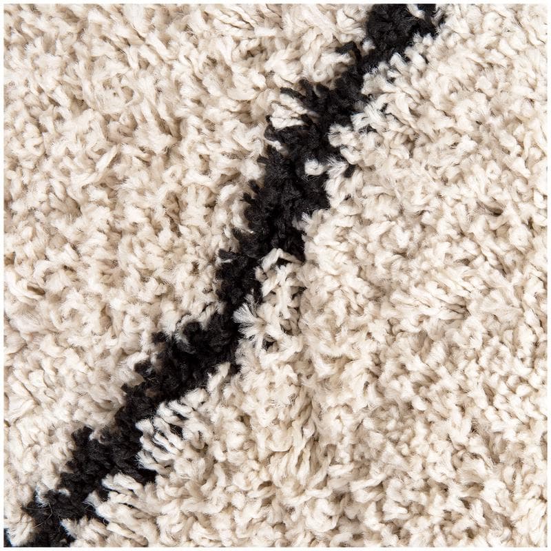 Tapis crème à losanges