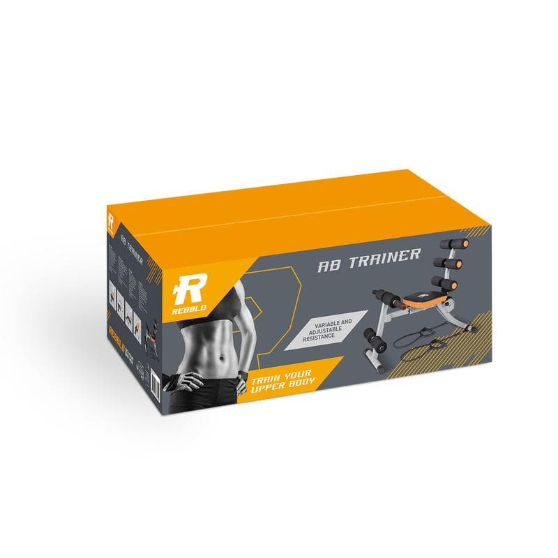 Banc de musculation polyvalent Rebblo et bandes de résistance