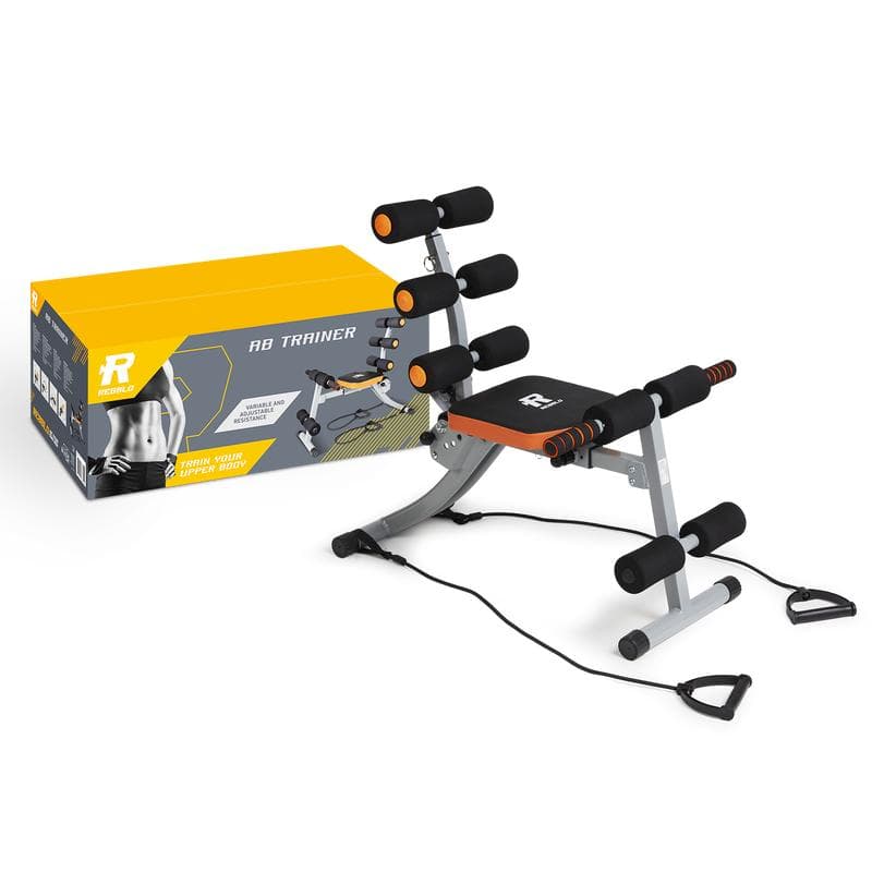 Banc de musculation polyvalent Rebblo et bandes de résistance