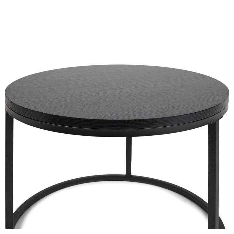 Ronde bijzettafels - Zwart