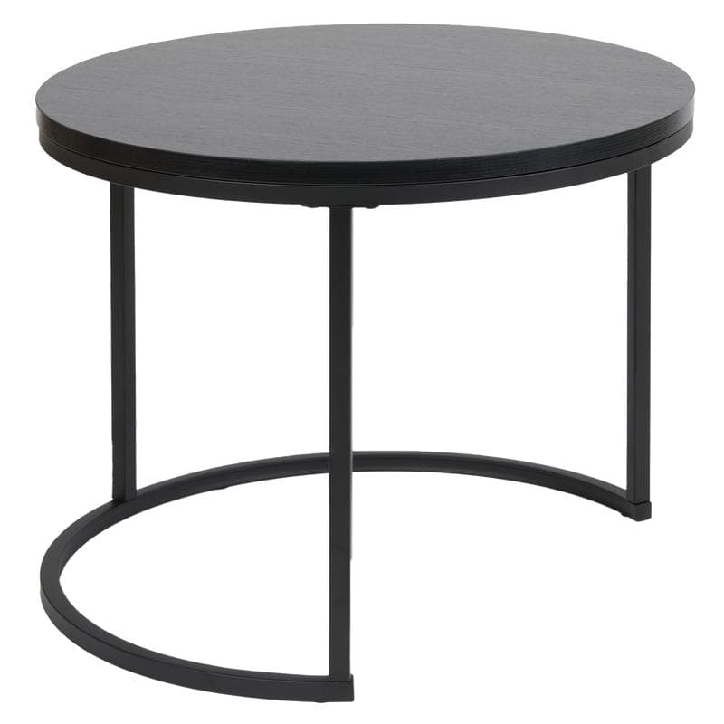Tables gigognes rondes - noir