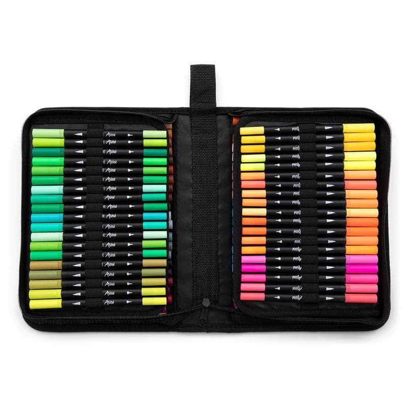 Twinmarkers in etui
