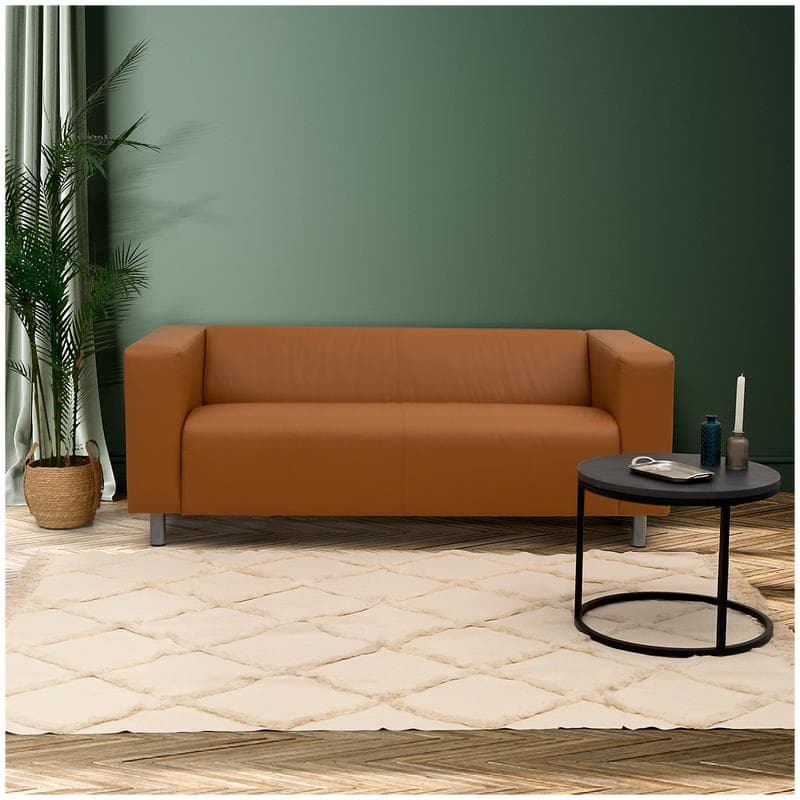 Macramé geruit vloerkleed - Crème