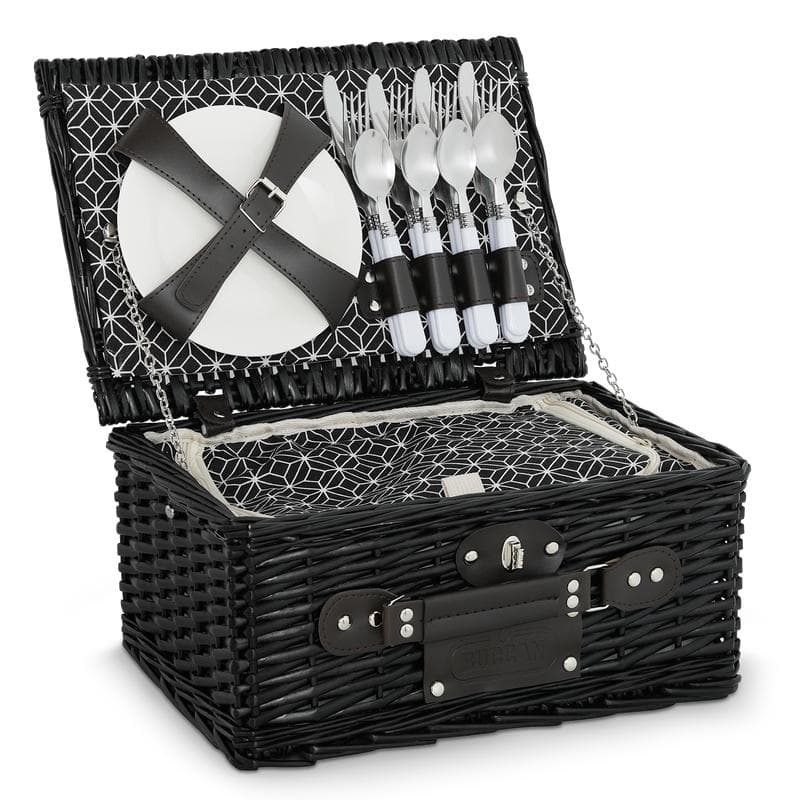 Buccan picknickmand - zwart