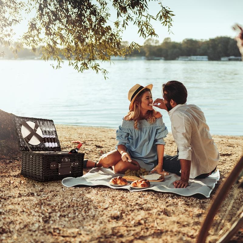 Buccan picknickmand - zwart