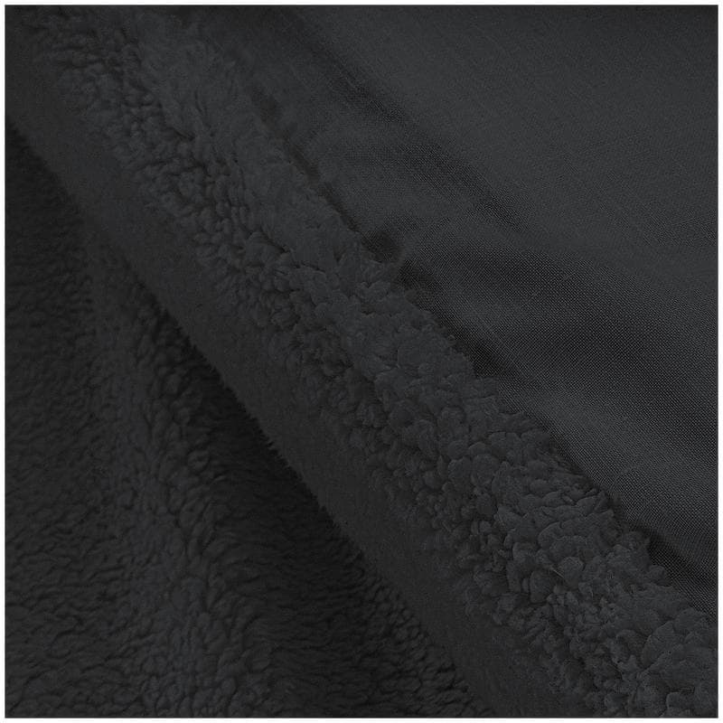 Teddy dekbedovertrek - Antraciet - 200 x 200 cm