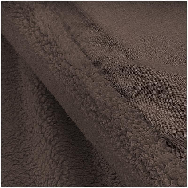 Teddy dekbedovertrek - Bruin - 200 x 200 cm