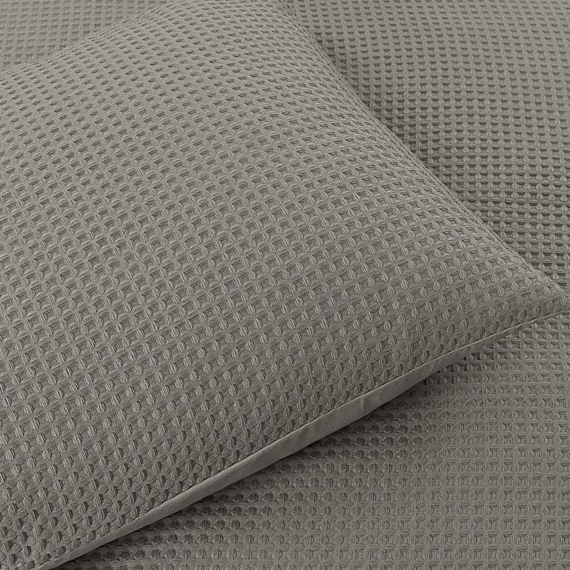 Parure de lit en nid d'abeille 140 x 200/220 cm - sable