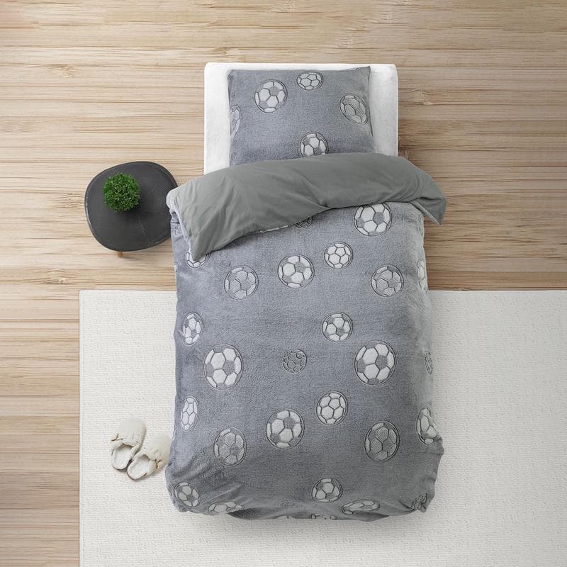 Glow in the dark dekbedovertrekset - Voetbal