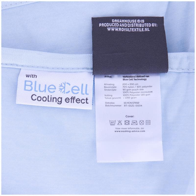 Verkoelend Blue Cell dekbed 140 x 200