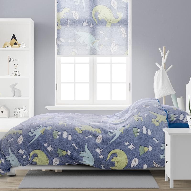 Parure de lit phosphorescente - dinosaures