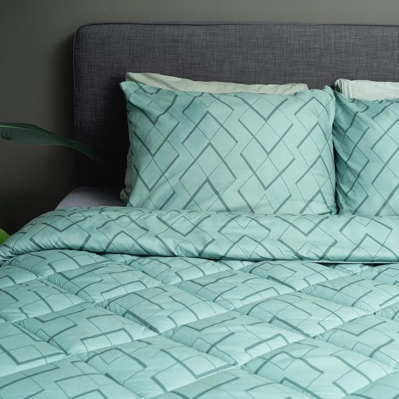 Lazy all-in-one dekbed 200 x 200 - groen