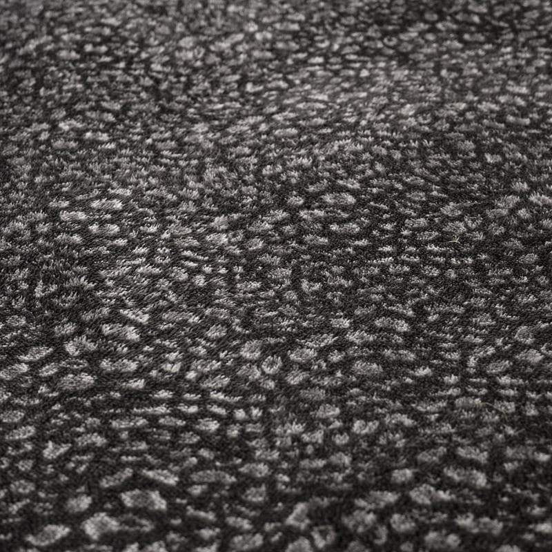 Parure de lit en flanelle teddy - 140 x 200 cm - motif léopard, anthracite