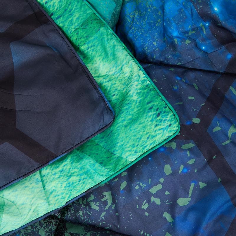 Lazy all-in-one kinderdekbed met voetbalprint