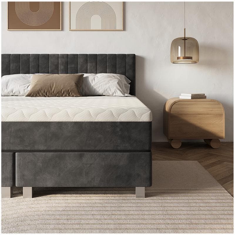 Boxspring Velvet - Antraciet