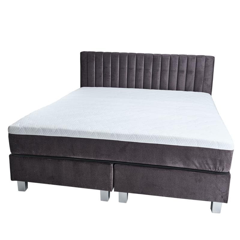 Boxspring Velvet - antraciet
