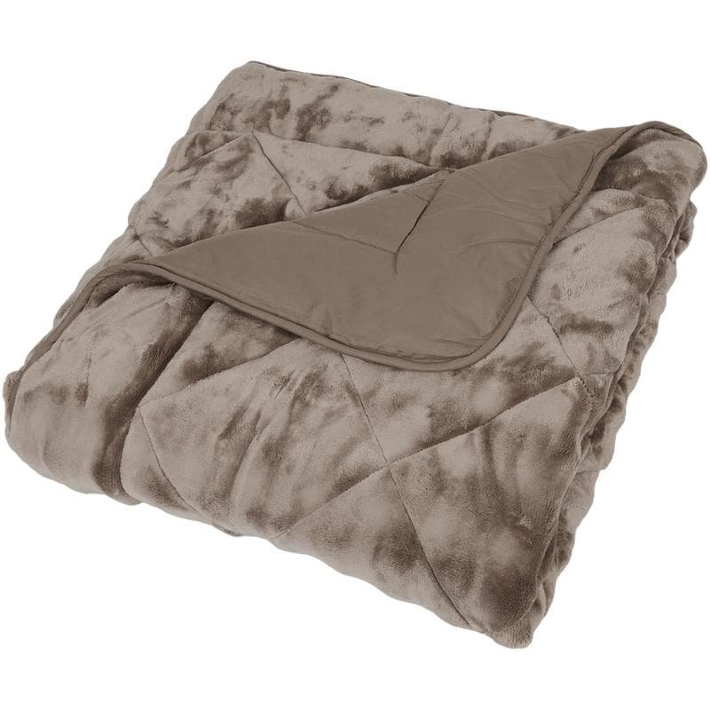 Lazy all-in-one dekbed Pom Pom Fur - taupe