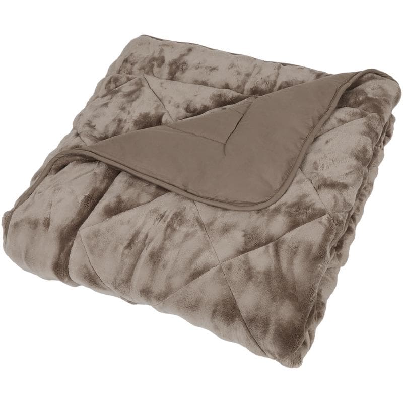 Lazy all-in-one dekbed Pom Pom Fur - Taupe