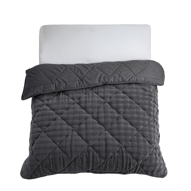 Couette sans housse Pom Pom Fur - anthracite
