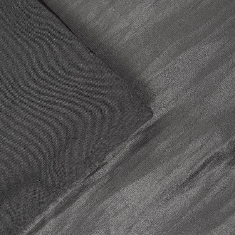 Parure de lit en velours - anthracite