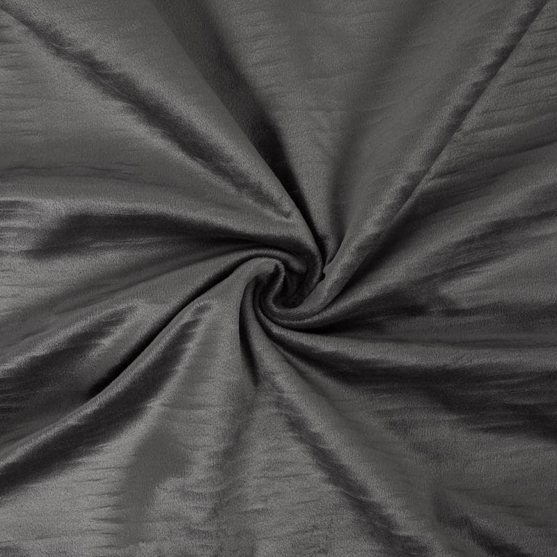 Parure de lit en velours - anthracite