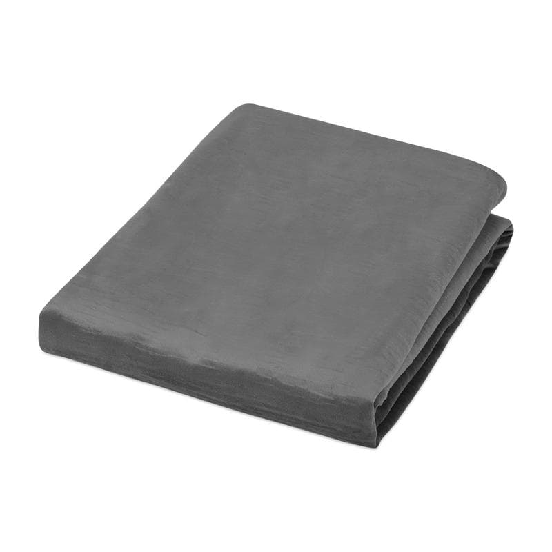 Parure de lit en velours - anthracite