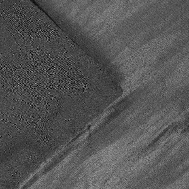 Parure de lit en velours - anthracite