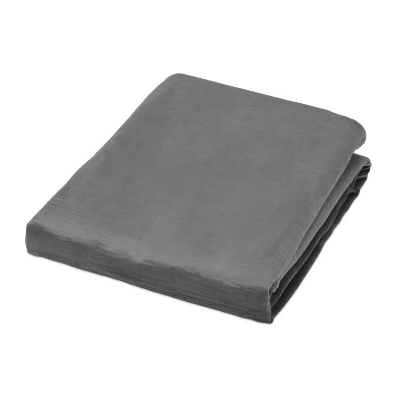 Parure de lit en velours - anthracite