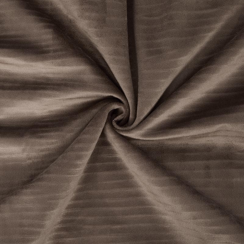 Parure de lit en velours - taupe