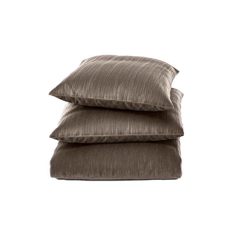 Parure de lit en velours - taupe